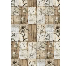 Ciao Bella Decoupage|Seidenpapier & Strohseide>Motiv-Strohseiden Sortiment "Codes", 8er-Set