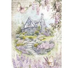 Ciao Bella Decoupage|Seidenpapier & Strohseide>Motiv-Strohseiden Sortiment "Secret Garden", 8er-Set