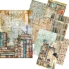 Ciao Bella Decoupage|Seidenpapier & Strohseide>Motiv-Strohseiden Sortiment "Book Lovers"