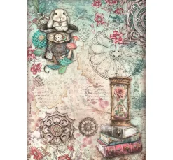 Stamperia Decoupage|Seidenpapier & Strohseide>Motiv-Strohseiden Sortiment "Master of Magic"