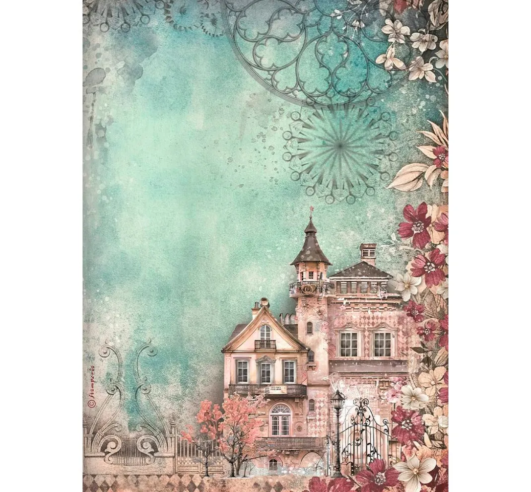 Stamperia Decoupage|Seidenpapier & Strohseide>Motiv-Strohseiden Sortiment "Master of Magic"