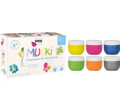 Kinder Kreul Kinder Fingerfarbe|Fingerfarbe>MUCKI Fingerfarbe "Glückskinder"