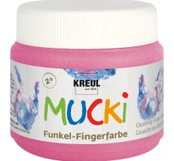 Kinder Kreul Kinder Fingerfarbe|Fingerfarbe>MUCKI Funkel-Fingerfarbe, 6er-Set