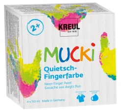 Kinder Kreul Fingerfarbe|Fingerfarbe>MUCKI Quietsch-Fingerfarbe