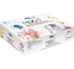 Kinder Kreul Kinder Fingerfarbe|Malsets>MUCKI Set "Wir malen mit Händen und Fingern"