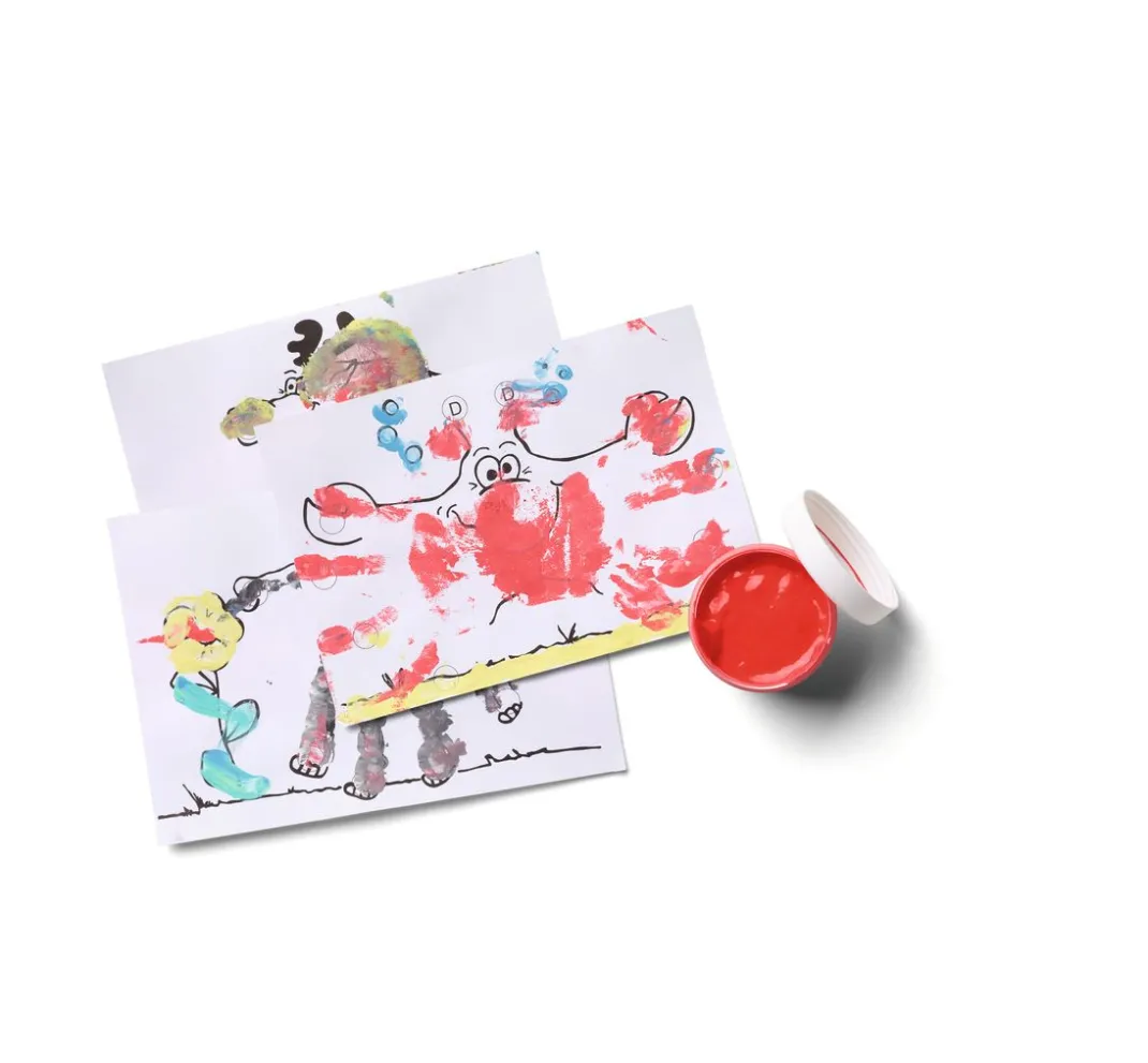 Kinder Kreul Kinder Fingerfarbe|Malsets>MUCKI Set "Wir malen mit Händen und Fingern"