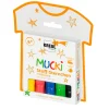 Kreul Kinder Stifte>Mucki Stoff-Sternchen Stoffmalstift, 5er-Set
