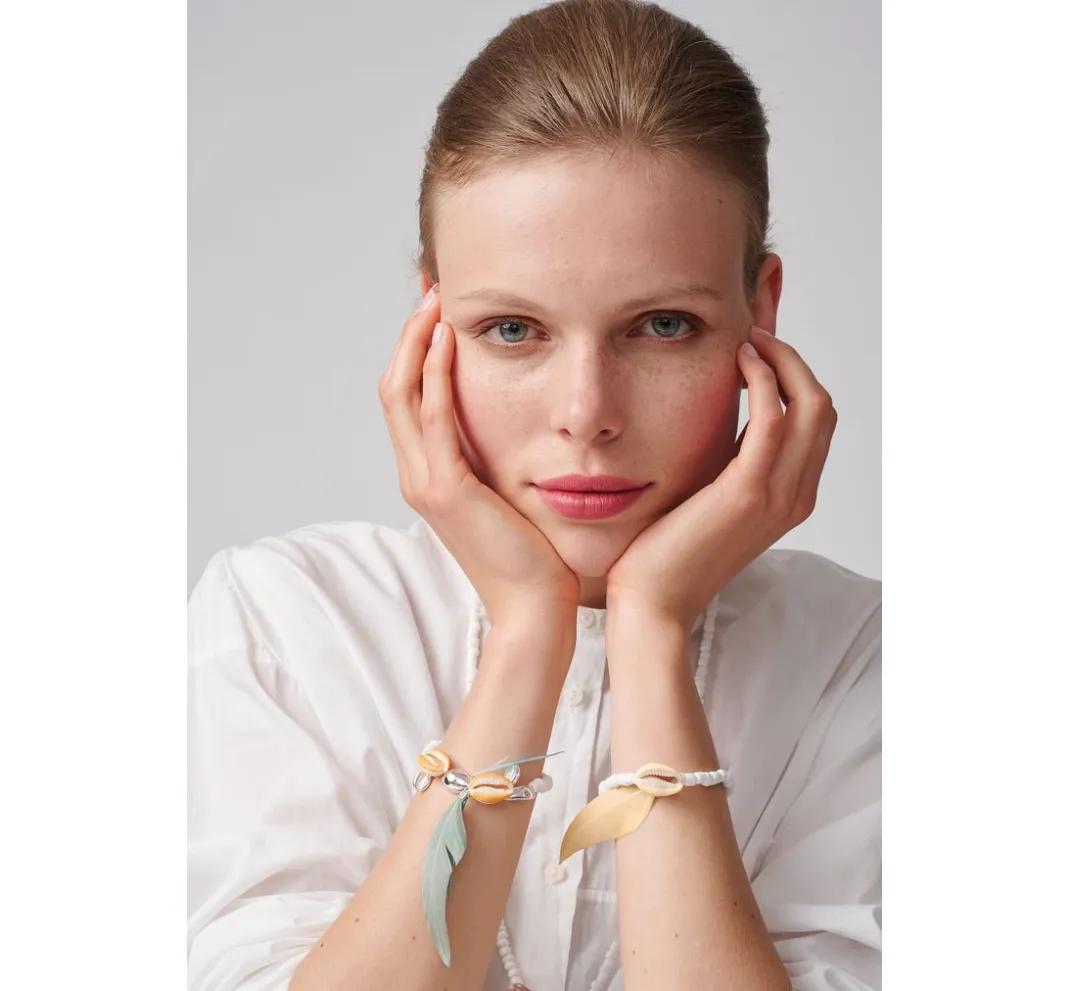 Rico Design Perlensterne|Anhänger & Charms>Muschelperlen mit 2 Bohrungen