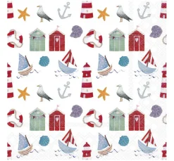 Ambiente Maritim|Serviettentechnik>Napkin "Nautical"