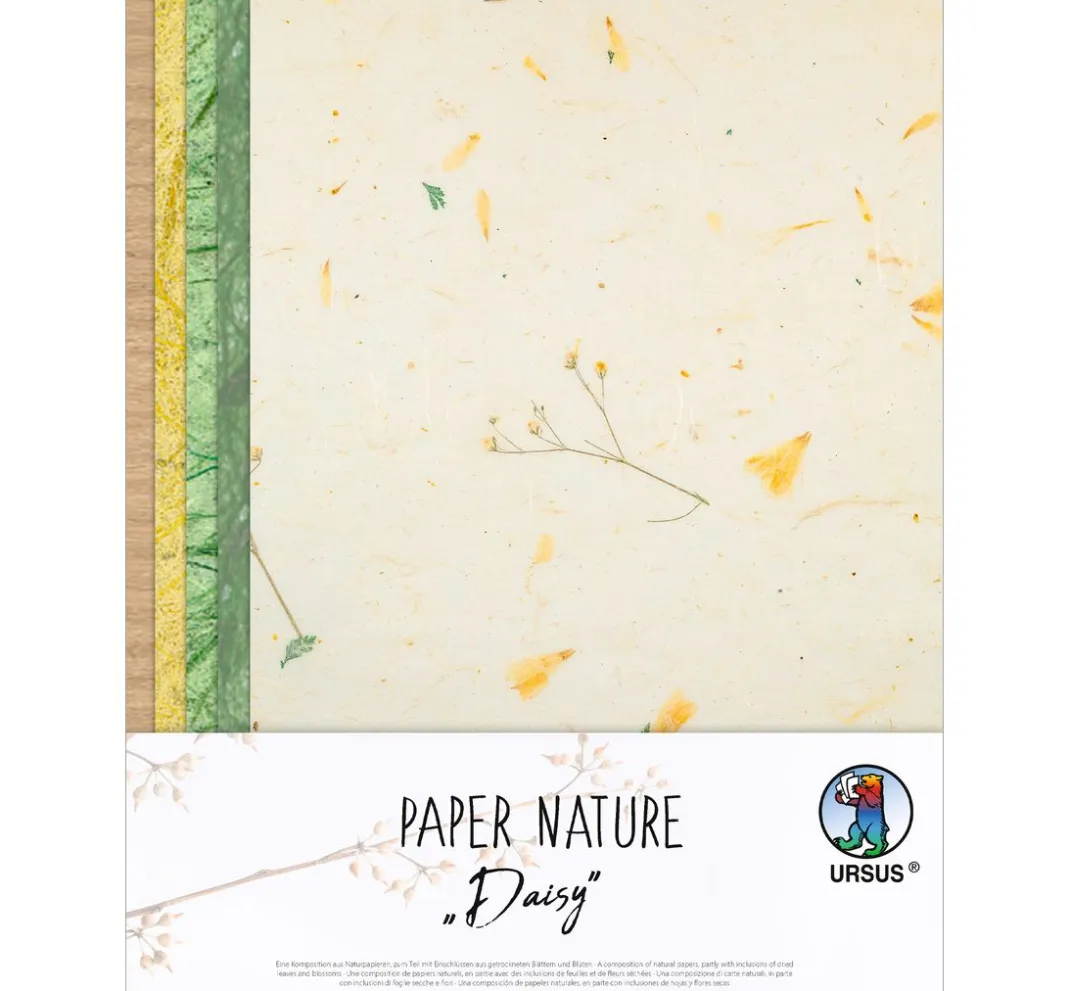 URSUS Spezialpapier & -Karton|Kraftpapier & -Karton>Naturpapiere "Daisy"