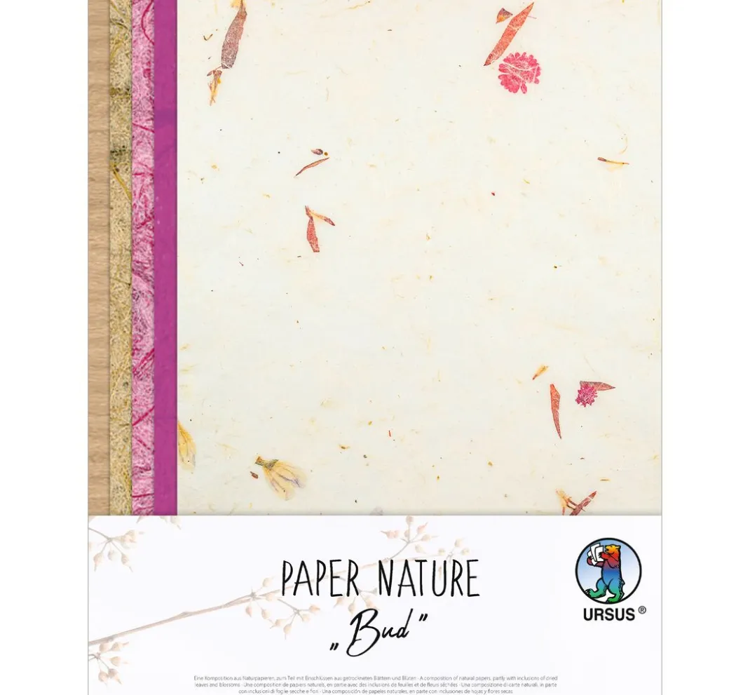 URSUS Spezialpapier & -Karton|Kraftpapier & -Karton>Naturpapiere "Fuchsia"