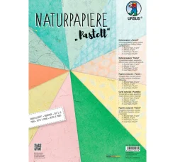 URSUS Spezialpapier & -Karton|Seidenpapier & Strohseide>Naturpapiere "Pastell"