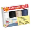 Gütermann creativ Nähgarne & Overlockgarn|Nähsets>Nähfaden-Set Maraflex, 4 Spulen
