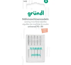 gründl Patchwork|Nadeln>Nähmaschinennadeln Universal, No. 70 - 90