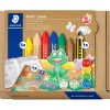 Kinder STAEDTLER Stifte & Marker|Wachsfarbe>Noris junior Set mit Malaktivitäten