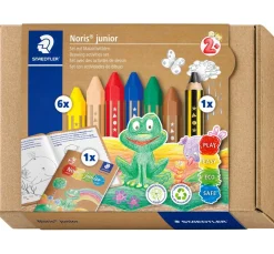 Kinder STAEDTLER Stifte & Marker|Wachsfarbe>Noris junior Set mit Malaktivitäten