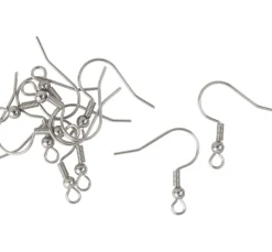 PRACHT Ohrschmuck>Ohrhaken, Edelstahl, 10 Stück