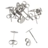 PRACHT Ohrschmuck>Ohrstecker Edelstahl, 6 mm Platte