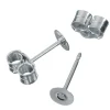 PRACHT Ohrschmuck>Ohrstecker mit Platte, 925er Sterling-Silber, 2 Stück