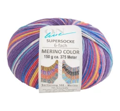 ONline Effektwolle|Farbverlaufsgarn>Wolle "Supersocke Merino Color, Sortierung 368"