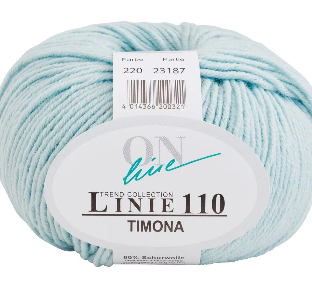 ONline Merinowolle|Stricken>Wolle Timona uni, Linie 110