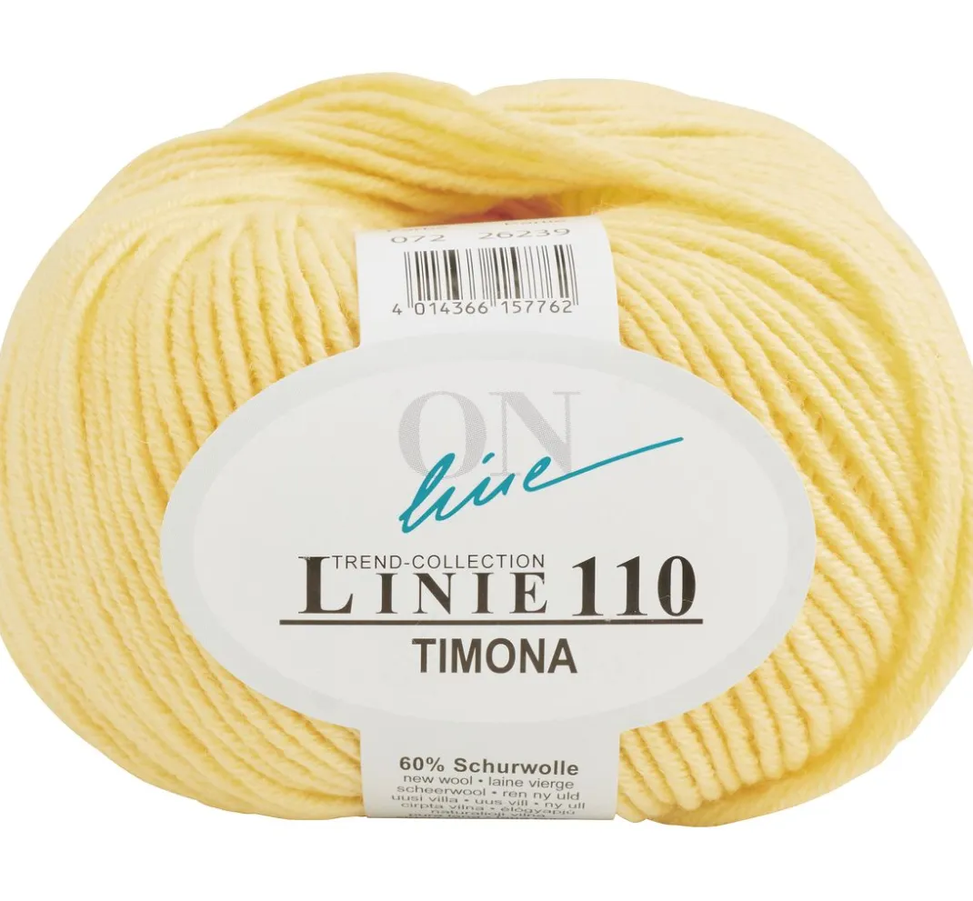 ONline Merinowolle|Stricken>Wolle Timona uni, Linie 110