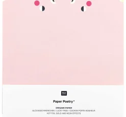 Rico Design Origami & Papier Falten|Papier-Bastelsets>Origami "Glücksschweinchen"