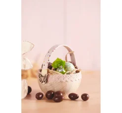 Kinder décopatch Holz|Décopatch>Osterkörbchen, Pappmaché, Ø 9 cm