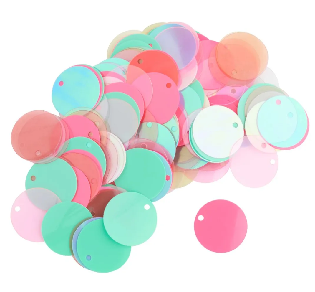 Rico Design Anhänger & Charms>Pailletten Rund-Mix, Multicolor