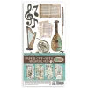 Stamperia Dekoelemente|Kartengestaltung>Paper Cut-Outs "Music"
