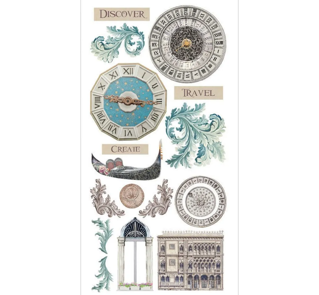 Stamperia Dekoelemente|Kartengestaltung>Paper Cut-Outs "Venice"