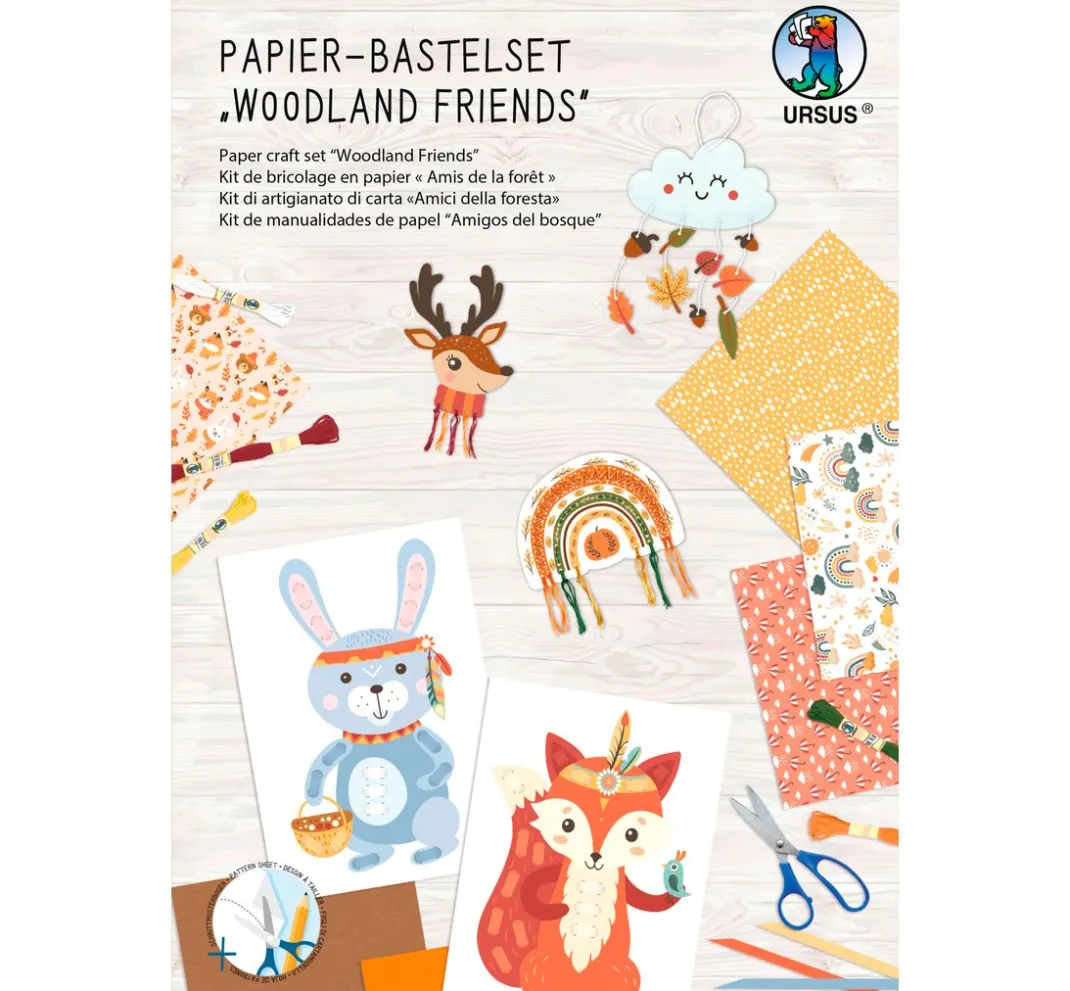 Kinder URSUS Papier-Bastelsets|Weitere Geschenkideen Für Kinder>Papier-Bastelset