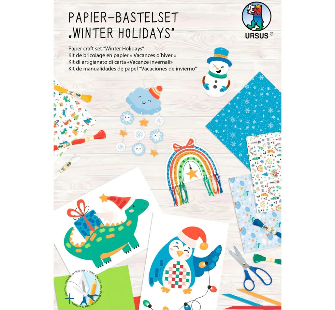 Kinder URSUS Papier-Bastelsets|Weitere Geschenkideen Für Kinder>Papier-Bastelset
