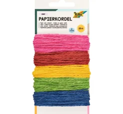 folia Kordel>Papierkordel "Bunt"