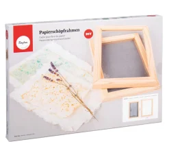 Rayher Papierschöpfen|Weiteres>Papierschöpfrahmen, 2-teilig