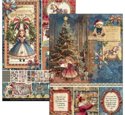 Ciao Bella Farb- & Motivblöcke|Scrapbooking>Papier-Set "Toy Shop"
