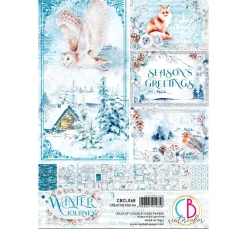 Kinder Ciao Bella Papier|Farb- & Motivblöcke>Papier-Set "Winter Journey"