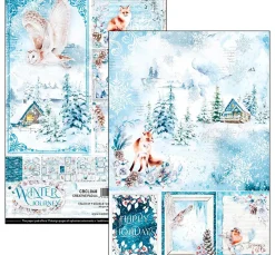 Kinder Ciao Bella Papier|Farb- & Motivblöcke>Papier-Set "Winter Journey"