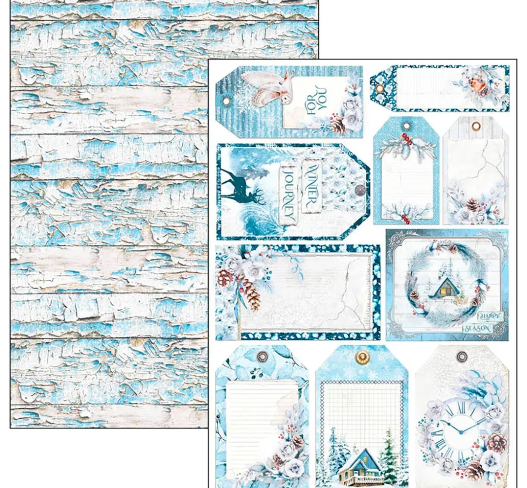 Kinder Ciao Bella Papier|Farb- & Motivblöcke>Papier-Set "Winter Journey"