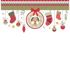 Artemio Farb- & Motivblöcke>Papier-Set "Woofy Christmas"