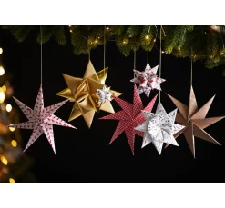 Gebrüder Bertels Origami & Papier Falten|Papierstreifen>Papierstreifen "Glitter, gold", 25mm
