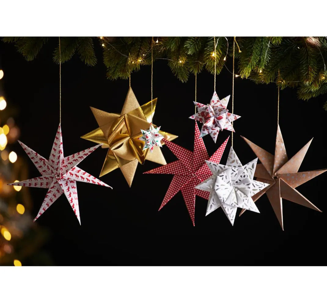 Gebrüder Bertels Origami & Papier Falten|Papierstreifen>Papierstreifen "Glitter, gold", 25mm