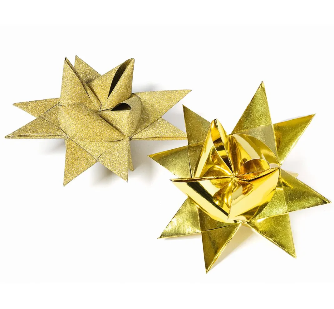 Gebrüder Bertels Origami & Papier Falten|Papierstreifen>Papierstreifen "Glitter, gold", 25mm