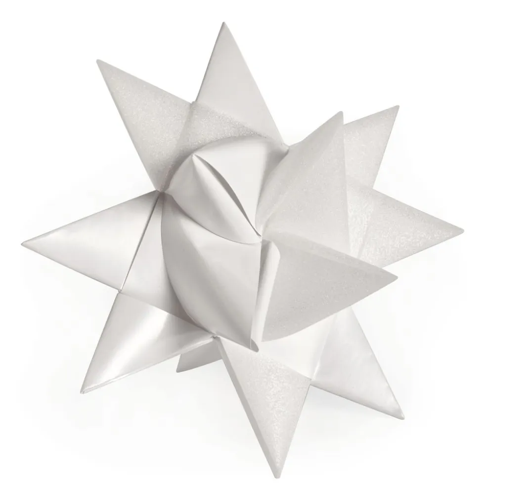 Gebrüder Bertels Origami & Papier Falten|Papierstreifen>Papierstreifen "Glitter, weiß", 25 mm