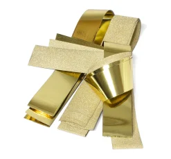 Gebrüder Bertels Papierstreifen|Origami & Papier Falten>Papierstreifen glänzend "Glitter, gold", 50mm