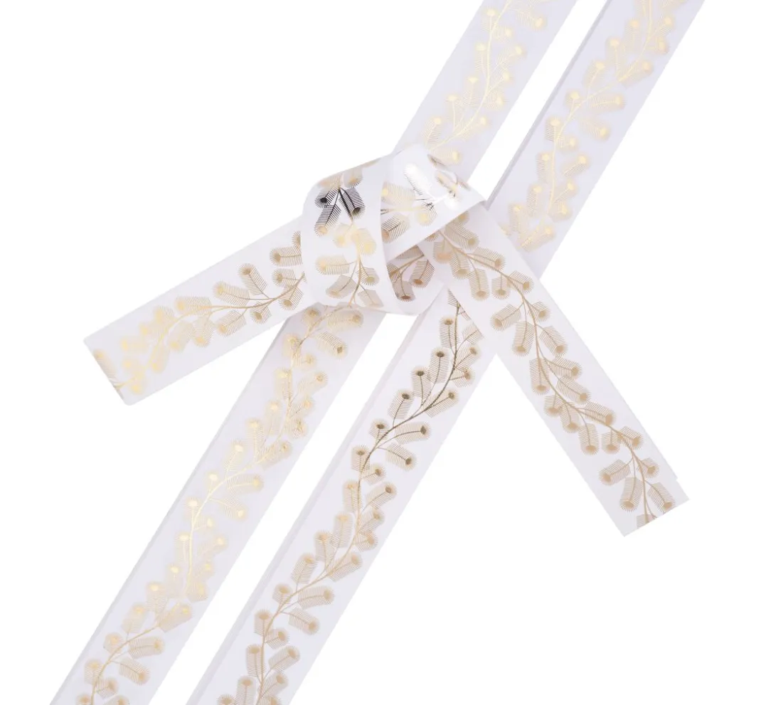Rico Design Origami & Papier Falten|Papierstreifen>Papierstreifen "Zweige", Weiß-Gold