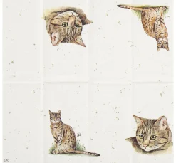 IHR Serviettentechnik>Papiertaschentücher "Cat"