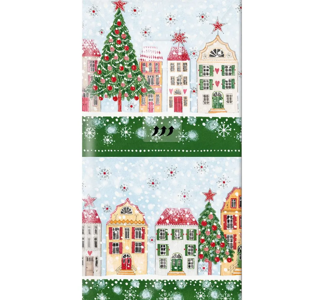 Paper+Design Serviettentechnik>Papiertaschentücher "Christmas Town"
