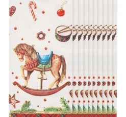 Ambiente Serviettentechnik>Papiertaschentücher "Classic Rocking Horse"