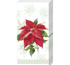 IHR Serviettentechnik>Papiertaschentücher "Classic Poinsettia"